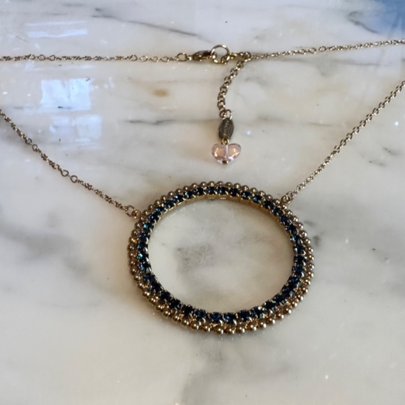 Sabika Global Color Circle Statement Necklace - Picture 5 of 12